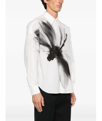 Dragonfly Print Cotton Shirt en linge