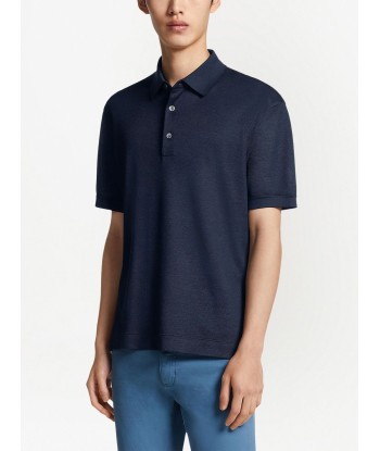 Short Sleeve Silk Polo Shirt la chaussure