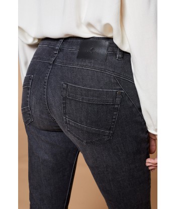 LE INDI - Jean slim gris chiné 7/8ème effet push up acheter en ligne