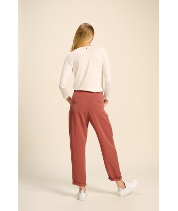 PROJECT - Pantalon de costume  sorbet s'inspire de l'anatomie humaine