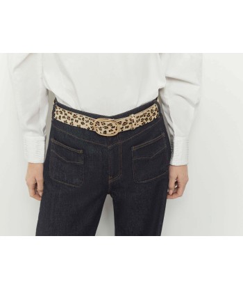 LE HAILEY - Jean flare brut brillant des détails fins