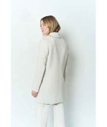 DIAMOND - Manteau beige avec parementure amovible pas cher chine