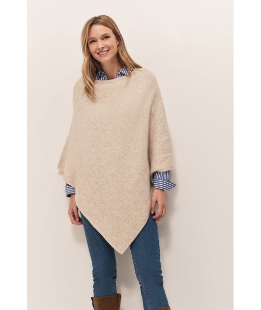 ALAMO - Poncho ivoire en tricot en ligne