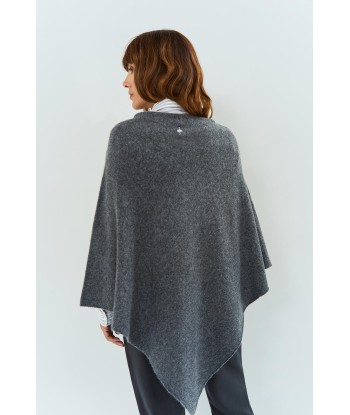 ALAMO - Poncho gris en tricot Comparez et commandez 