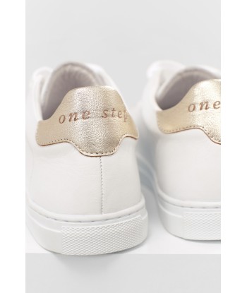 O.OASIS - Sneakers blanches  en cuir broderie danseuse commande en ligne