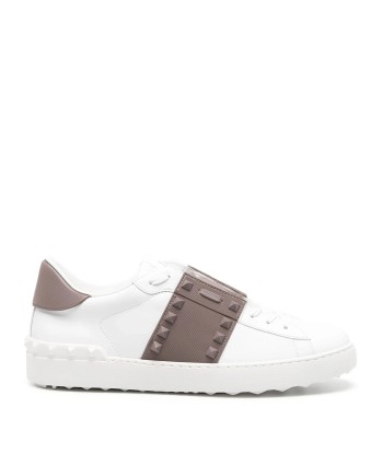 Rockstud Untitled Leather Sneakers commande en ligne