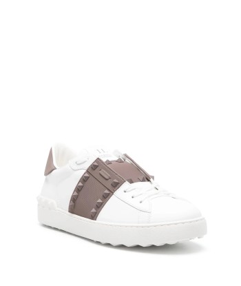 Rockstud Untitled Leather Sneakers commande en ligne