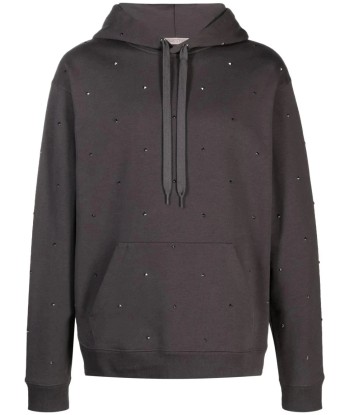 Rockstud Cotton Hoodie de pas cher