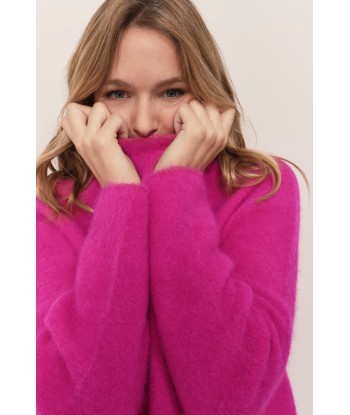 THELMA - Pull fuchsia tricot moelleux la livraison gratuite