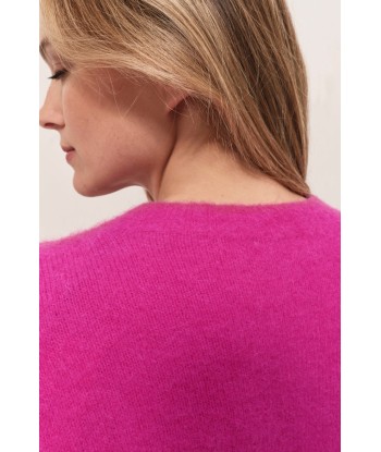 THELMA - Pull fuchsia tricot moelleux la livraison gratuite