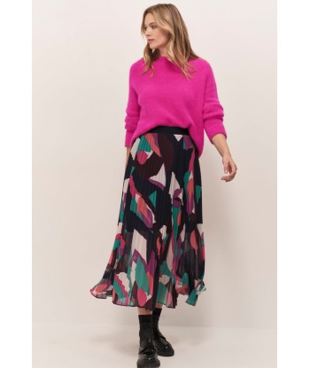 THELMA - Pull fuchsia tricot moelleux la livraison gratuite