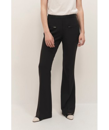 PROSPER - Pantalon de costume noire forme bootcut Fin de série