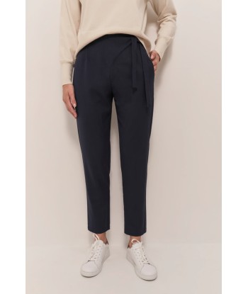 PASSY - Pantalon de costume marine néo-carotte 7/8e à rayures tennis du meilleur 