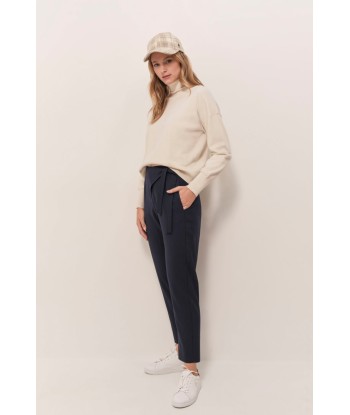 PASSY - Pantalon de costume marine néo-carotte 7/8e à rayures tennis du meilleur 