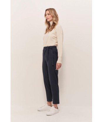 PASSY - Pantalon de costume marine néo-carotte 7/8e à rayures tennis du meilleur 