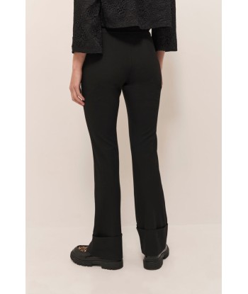 PACHY - Pantalon de costume noire avec larges revers shop