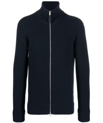 Ribbed Zip Up Cardigan Jusqu'à 80% De Réduction