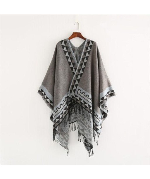 Poncho Indien Gris l'évolution des habitudes 