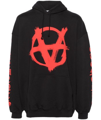 Reverse Anarchy Printed Hoodie outlet