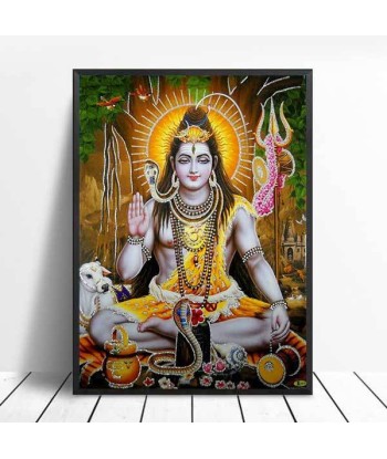 Poster Indien Shiva Solaire de technologie