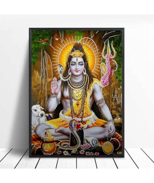 Poster Indien Shiva Solaire de technologie