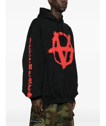 Reverse Anarchy Printed Hoodie outlet