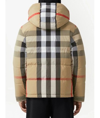 Reversible Exaggerated Check Padded Jacket de technologie