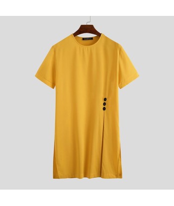 Kurta Indien Coupé Jaune vente chaude votre 