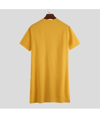 Kurta Indien Coupé Jaune vente chaude votre 