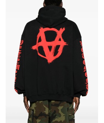 Reverse Anarchy Printed Hoodie outlet