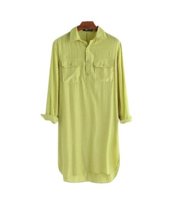 Kurta Indien Rohan Jaune Citron est présent 