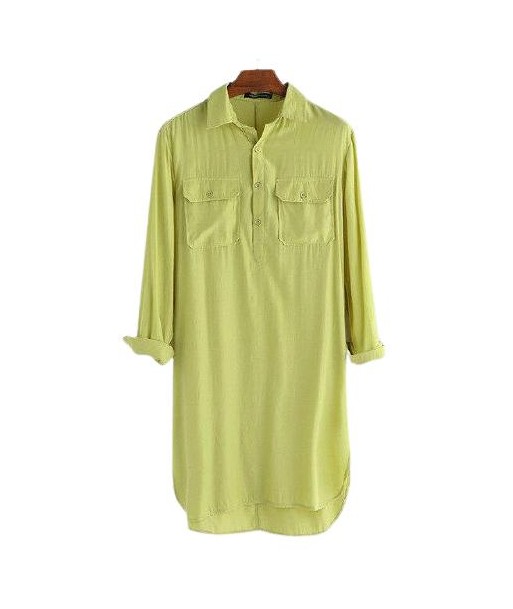 Kurta Indien Rohan Jaune Citron est présent 