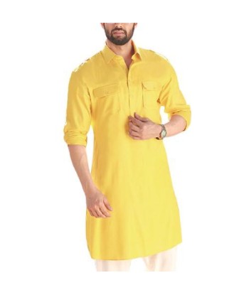 Kurta Indien Rohan Jaune Faites des économies