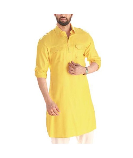 Kurta Indien Rohan Jaune Faites des économies