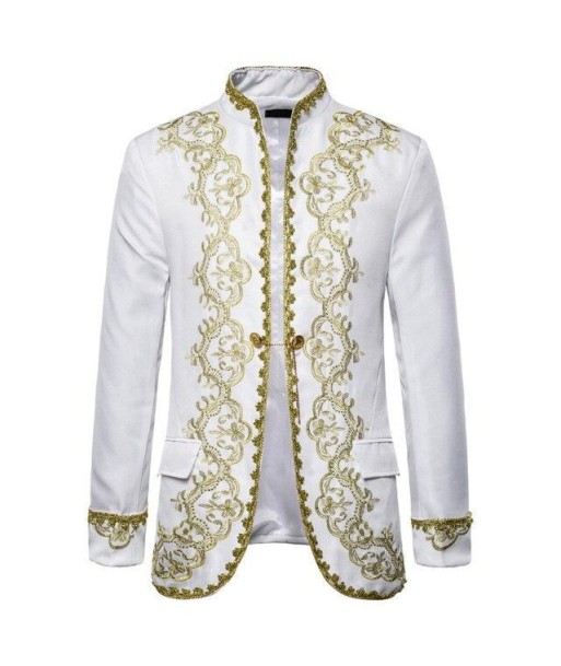 Sherwani Indien Blanc et Doré online