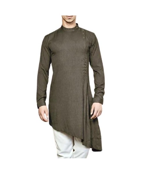 Sherwani Indien Classique Kaki du meilleur 