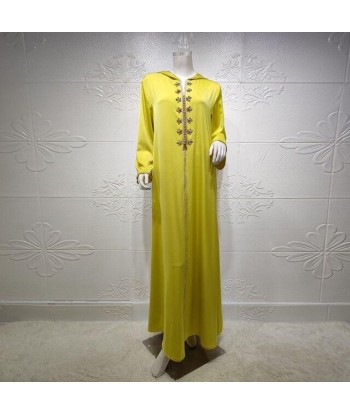 Tunique Indienne Coton Jaune shop