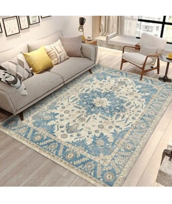 Tapis Oriental Bleu Dans la société mordern