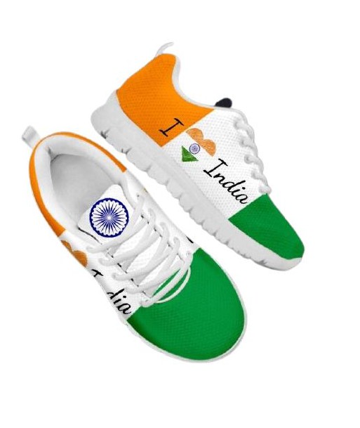 Chaussure Indienne I Love India Blanche soldes