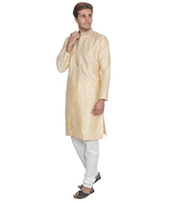 Chemise Kurta Homme Blanc pas cheres