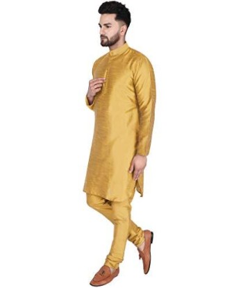 Kurta Homme Soirée Jaune 2024