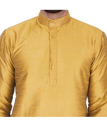 Kurta Homme Soirée Jaune 2024