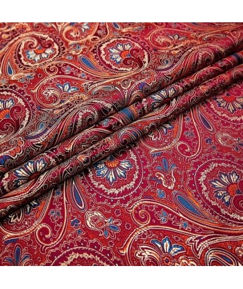 Tissu Indien Jacquard Bordeaux l'évolution des habitudes 