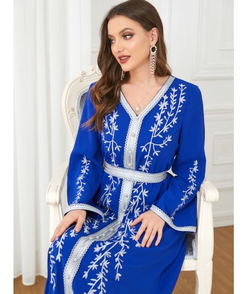 Robe Indienne Bleu Persan la colonne vertébrale