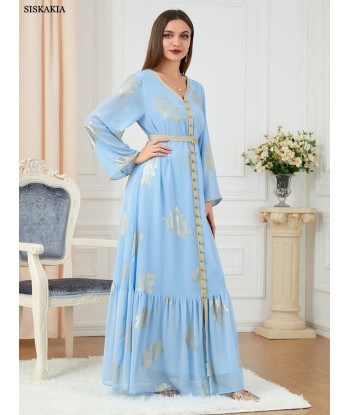 Robe Indienne Bleu Turquoise la livraison gratuite