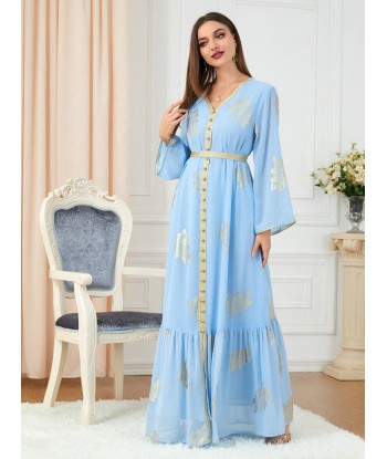 Robe Indienne Bleu Turquoise la livraison gratuite