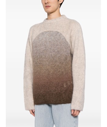 Rainbow Gradient Effect Crew Neck Jumper les ctes