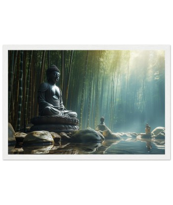 Tableau Zen du Bouddha en Forêt de Bambous - Sérénité Naturelle sélection de produits