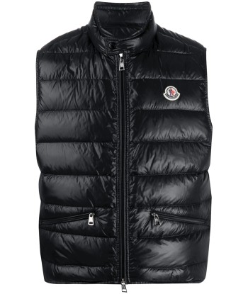 Quilted Logo Gilet pas cheres