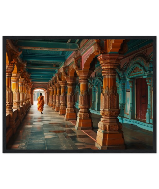 Corridor de Temple Hindou - Écho du Sacré est présent 